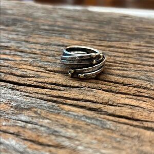 Dandelion Designs Path to Truth Ring 18k Gold & Sterling Silver SZ 8.5